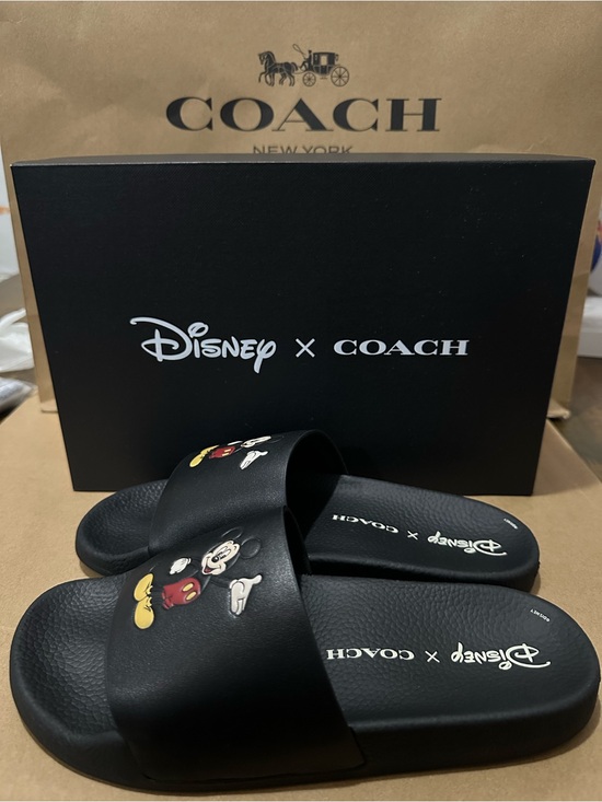 Coach Shoes - Coach Disney X Coach Udele Sport Slide
With Mickey Mouse
